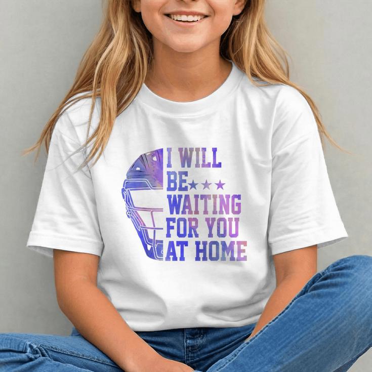 I Will Be Waiting For You At Home Baseball Softball Catcher Graphic Youth