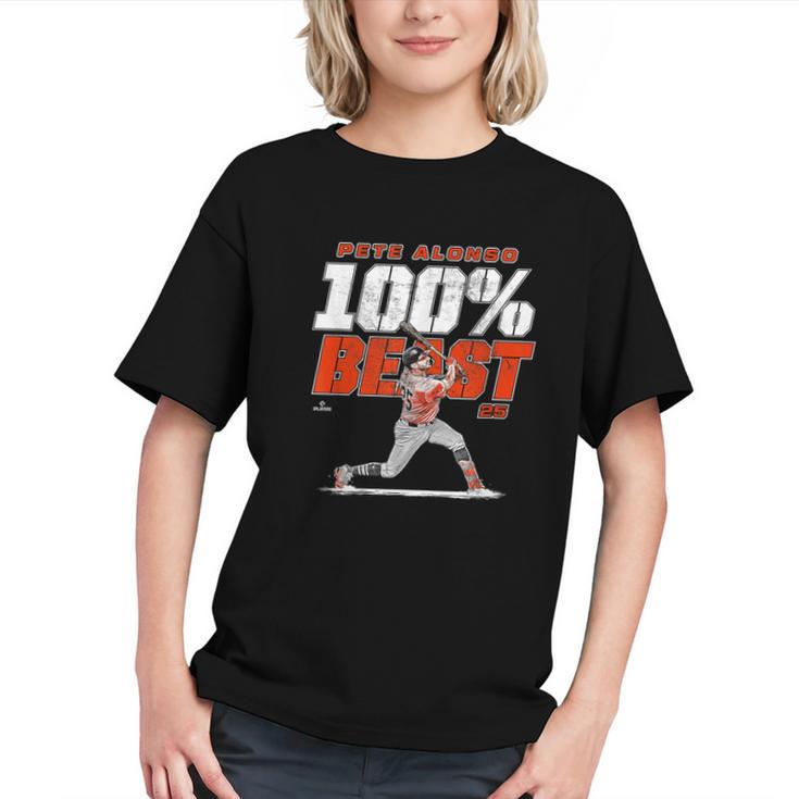 100 Beast Pete Alonso Baltimore Baseball MLBPA Graphic Youth