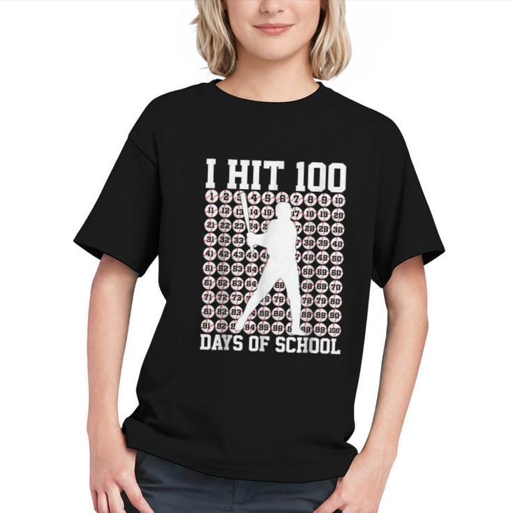100 Days Of School Boys Kids 100th Day Balls For Baseball Graphic Youth