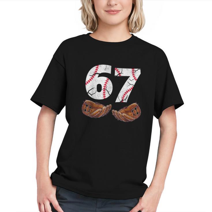 67 Trend Baseball Six Seven Number For Boys Men Graphic Youth