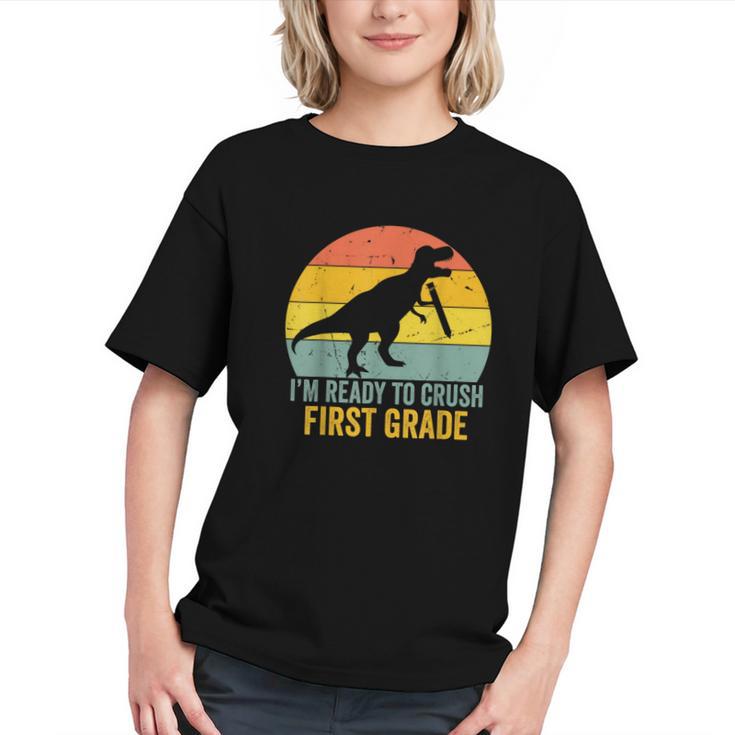 7th Grade Groovy Daisy Back to School Youth T-shirt
