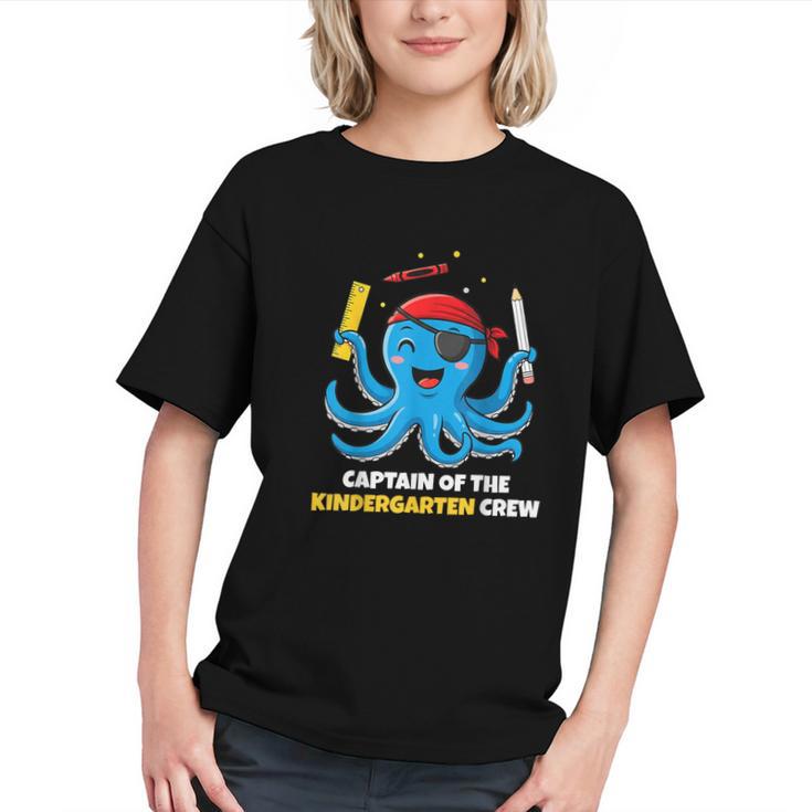 Ahoy Kindergarten! Pirate Octopus Back to School Youth T-Shirt