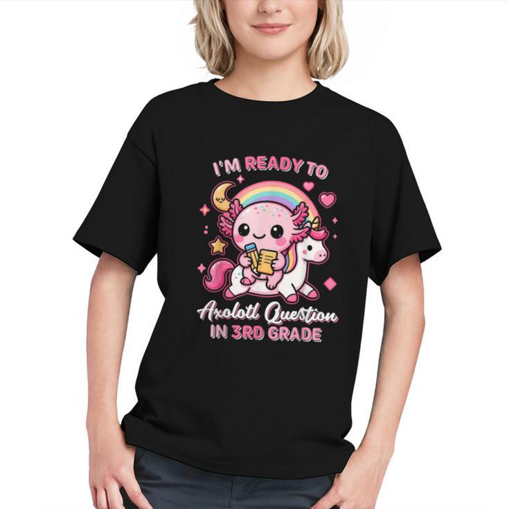 Axolotl Curious Minds: Back to School 3rd Grade Youth T-shirt
