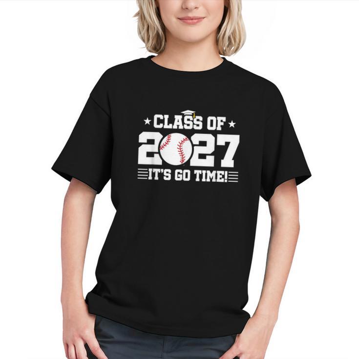 Back To School 2027 Baseball 2027 Graduation Class Of 2027 Graphic Youth
