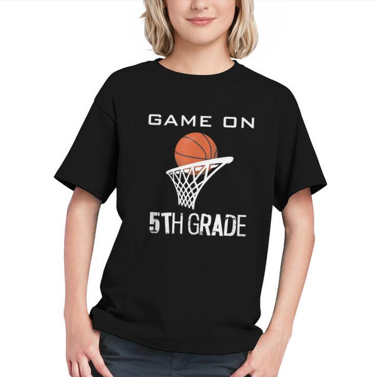 Back To School Game On 5th Grade Basketball Kids Graphic Youth Back To School Game On 5th Grade Basketball Kids Graphic Youth