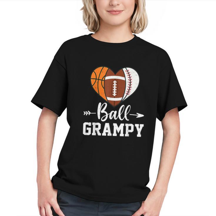 Ball Grampy Basketball Football Baseball Player Graphic Youth