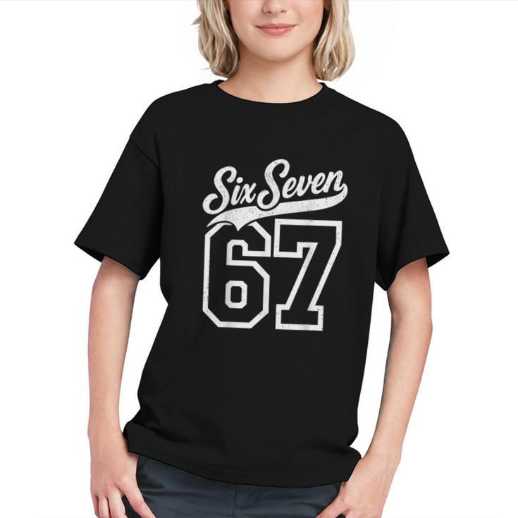 Baseball 6 7 Number 67 Six Seven Meme Boys Youth Kids Graphic Youth