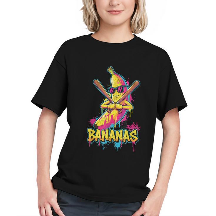 Baseball Banana Graffiti Urban For Kids Graphic Youth