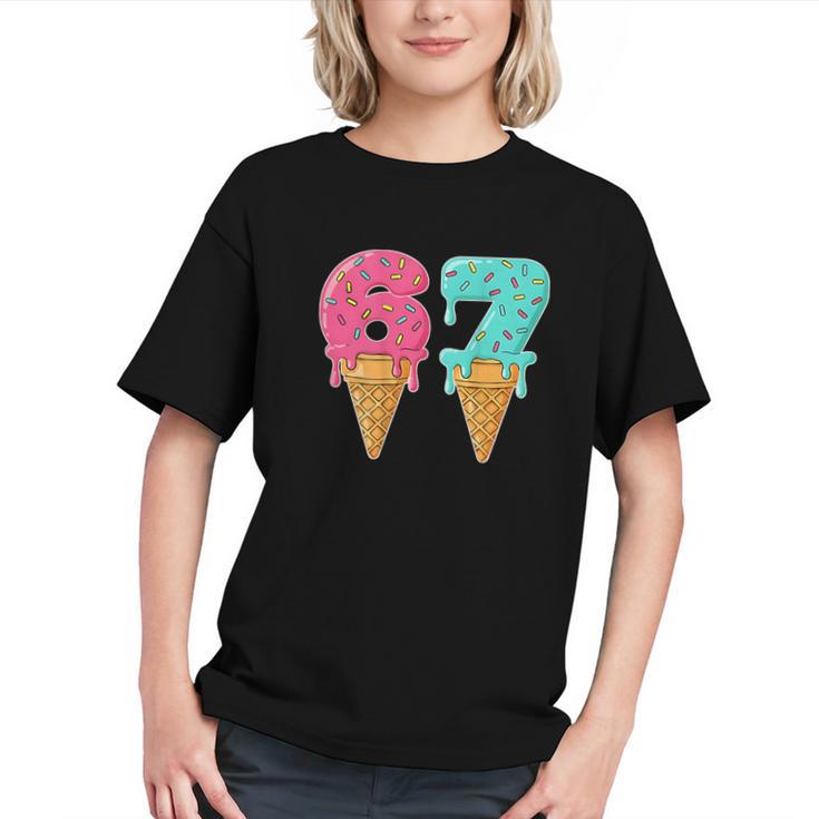 Baseball Drip Ice Cream 67 Baseball Graphic Youth