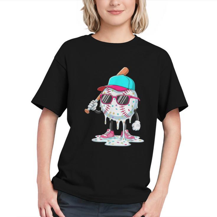Baseball Drip Ice Cream Lifestyle Sprinkless Boy Kid Graphic Youth