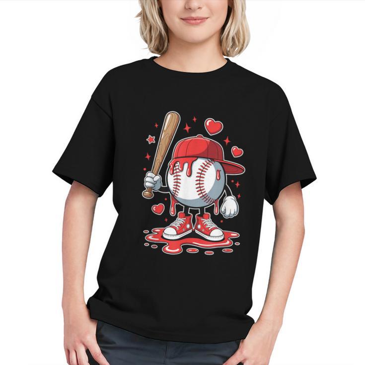 Baseball Drip Icecream Apparel Youth Boy Valentine Graphic Youth