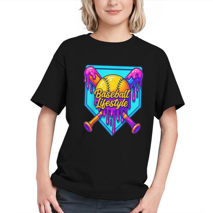Baseball Drip Outfit Boys Ice Cream Drip Baseball Lifestyle Graphic Youth