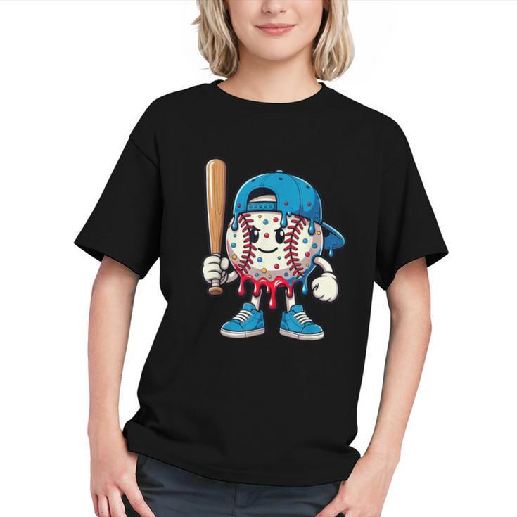 Baseball Drippy Style Apparel For Boys Youth Cool Baseball Graphic Youth