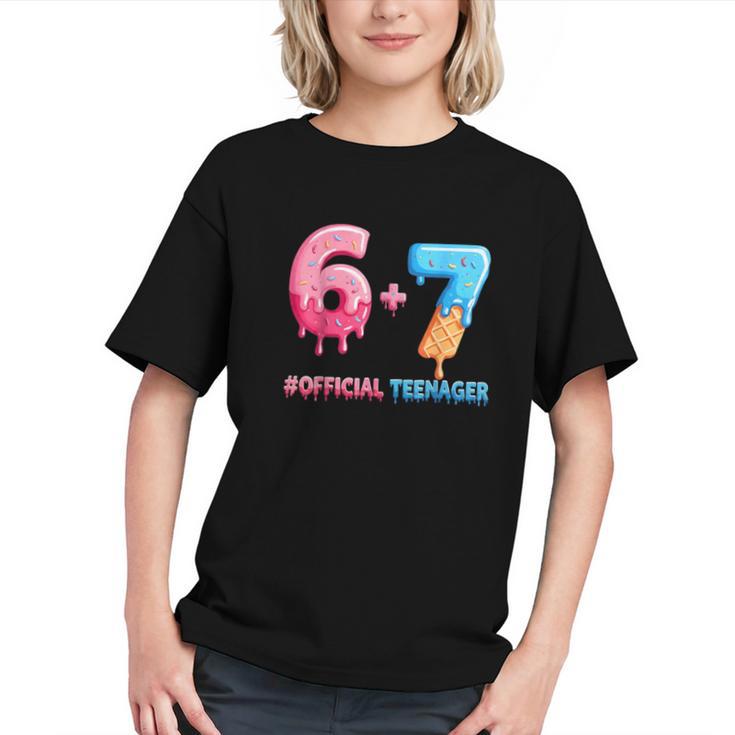 Baseball Ice Cream Drip 67 Official Teenager 13th Birthday Graphic Youth
