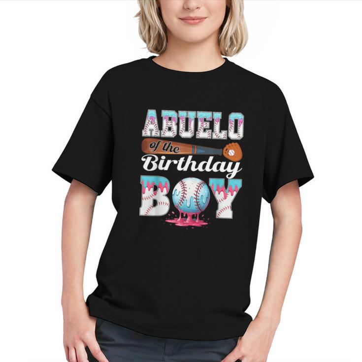 Baseball Ice Cream Drip Abuelo Of The Birthday Boy Graphic Youth