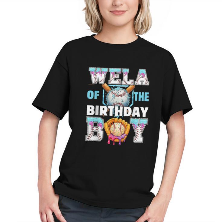 Baseball Ice Cream Drip Wela Of The Birthday Boy Graphic Youth