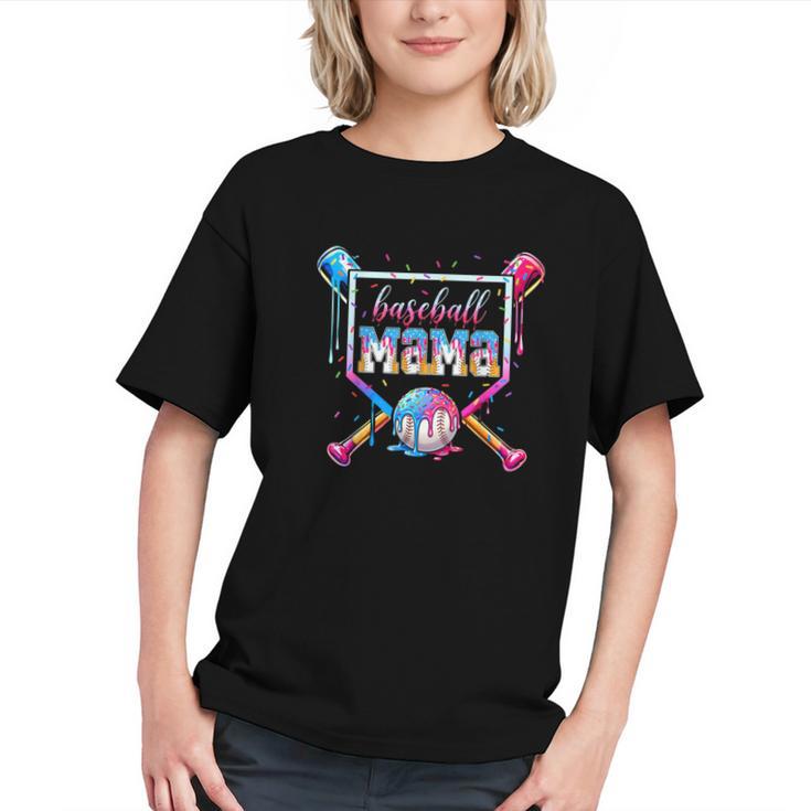 Baseball Mama Ice Cream Drip For Men Women Boy Kids Graphic Youth