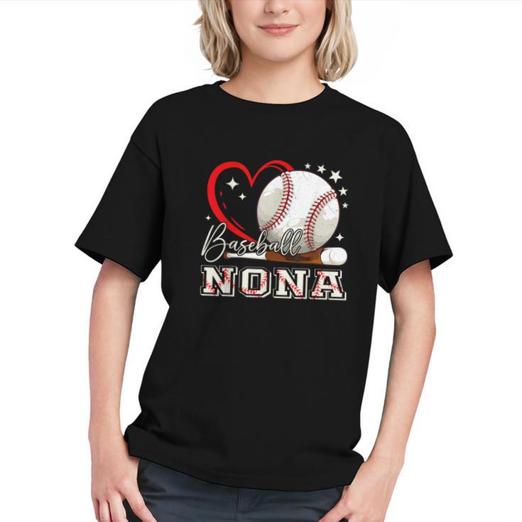 Baseball Nona Family Matching Cute Baseball Lover Graphic Youth