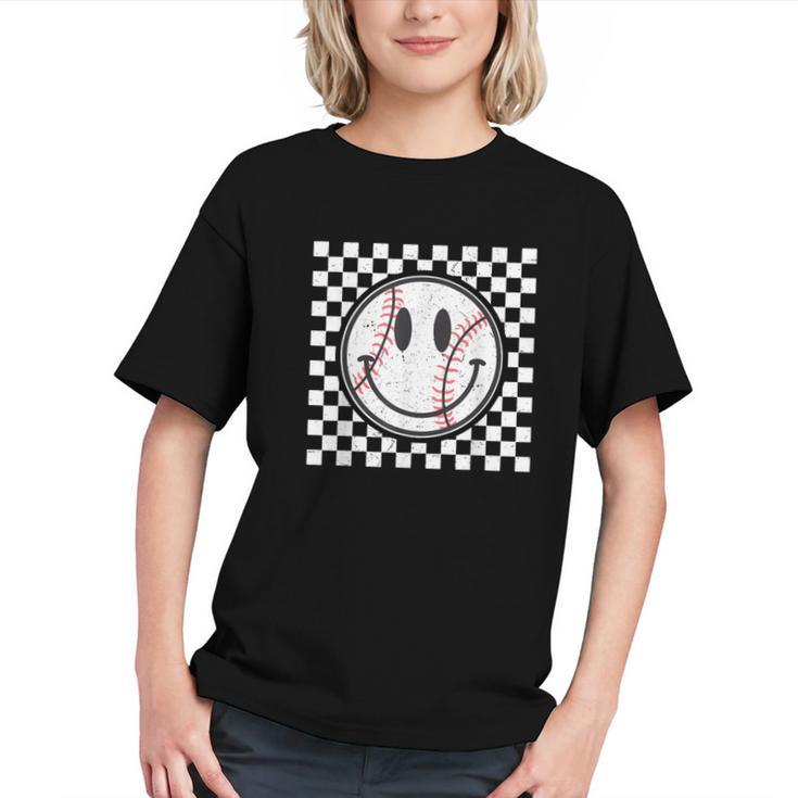 Baseball Season Happy Game Day Trendy Sports Vintage Graphic Youth