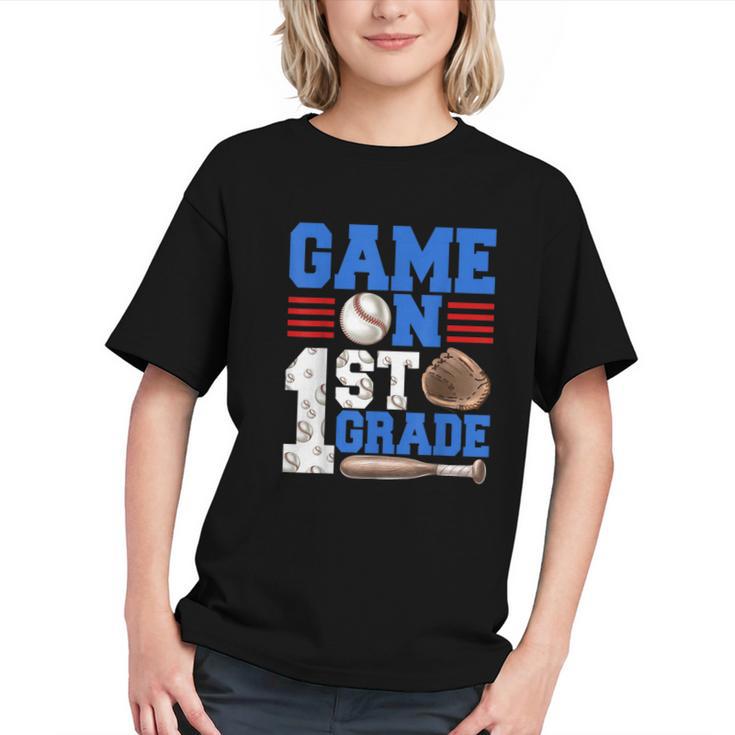 Batter Up for 1st Grade! Baseball Back to School Youth T-shirt