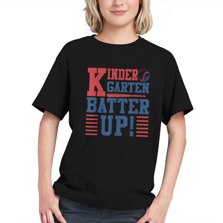 Batter Up for Kindergarten! Back to School Youth T-shirt