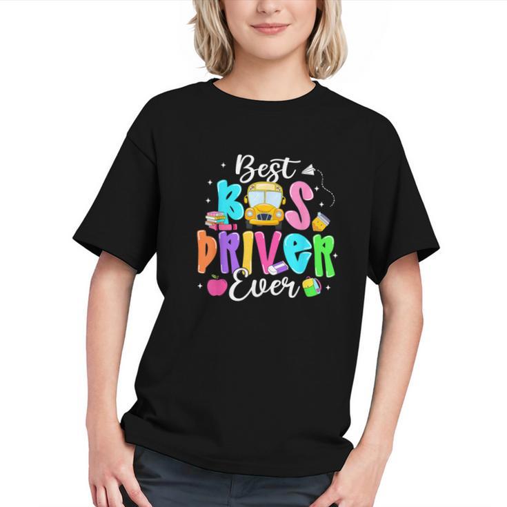 Best Bus Driver Ever Back to School Youth T-shirt