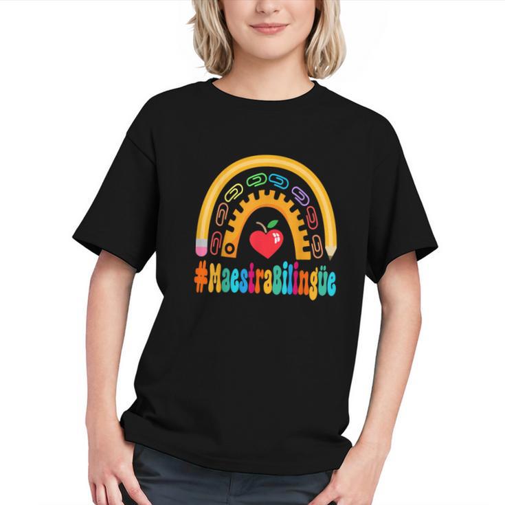 Bilingual Teacher Pride! Back to School Youth T-Shirt Bilingual Teacher Pride! Back to School Youth T-Shirt