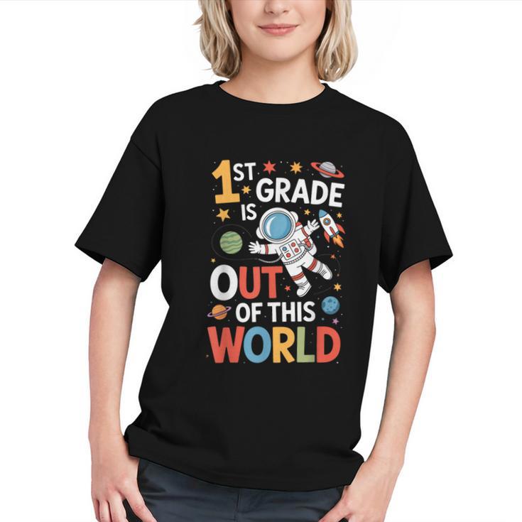 Blast Off Into 1st Grade! Space Rocket Youth T-Shirt