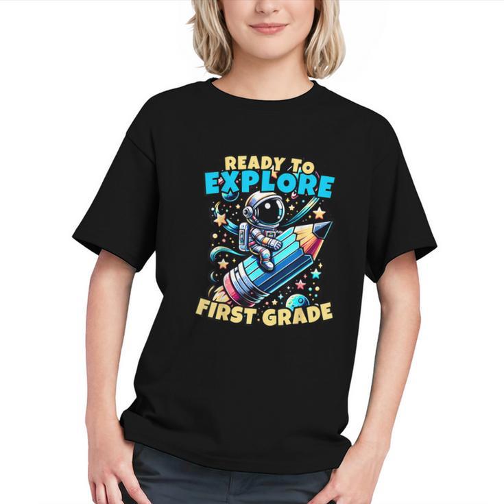 Blast Off to 1st Grade! Astronaut Back to School Youth T-Shirt