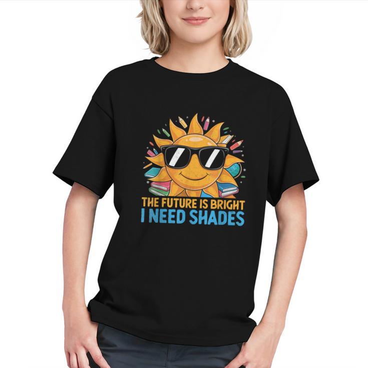 Bright Futures & Shades! Fun Back to School Youth T-shirt