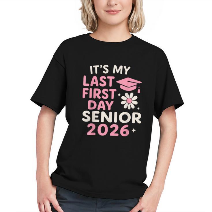 Cherish the Final First Day! Senior 2026 Back to School Youth T-Shirt