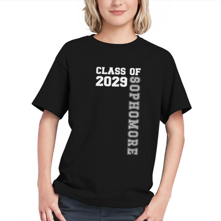 Class Of 2029 Sophomore 2029 Back To School Graphic Youth