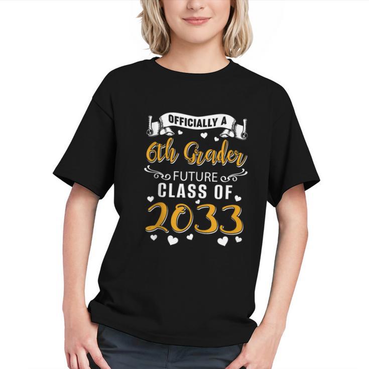 Class of 2033 Bound! 6th Grade Back to School Youth T-shirt