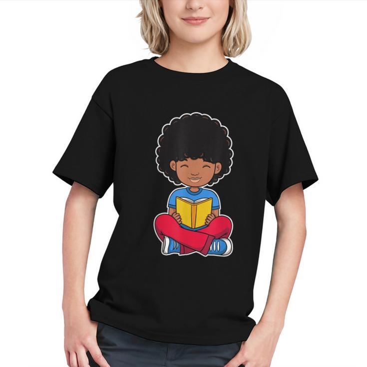 Confidence & Pride: Back to School Afro Boy Youth T-shirt
