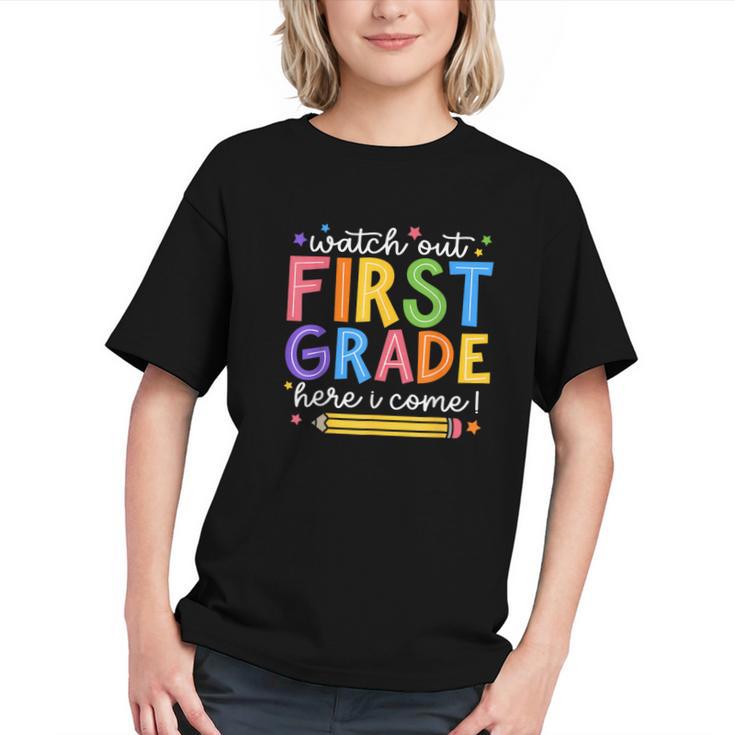 Conquer 1st Grade! Exciting Back to School Youth T-Shirt