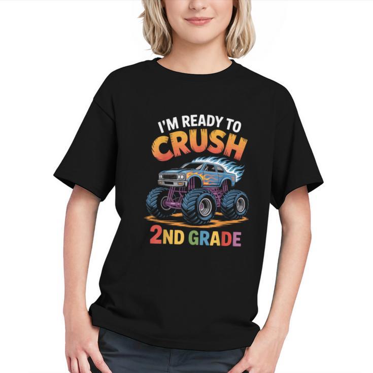 Conquer 2nd Grade! Ready to Crush Back to School Youth T-shirt