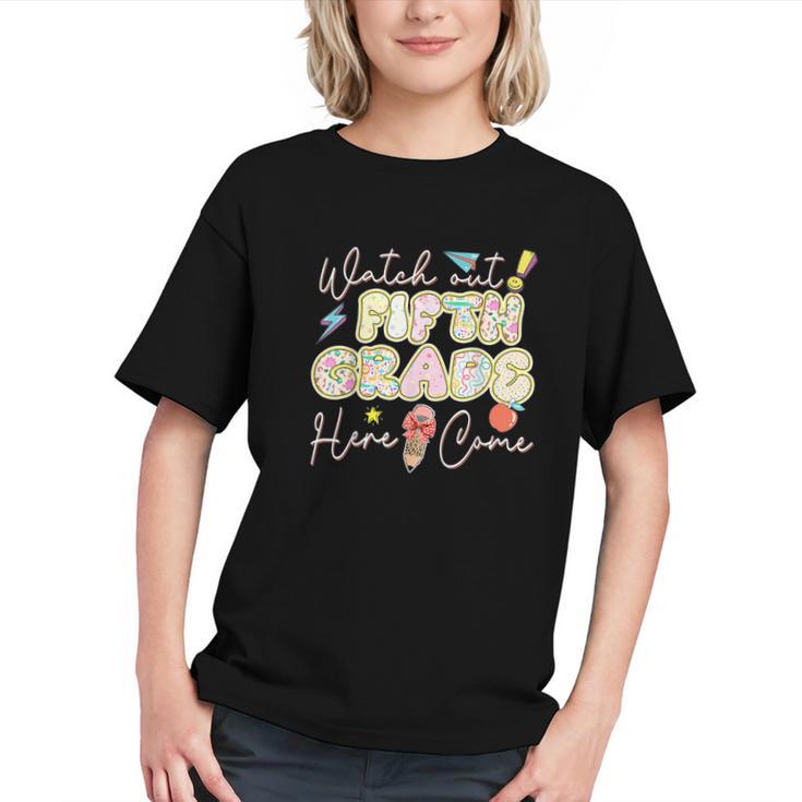 Conquer 5th Grade! Exciting Back to School Youth T-Shirt
