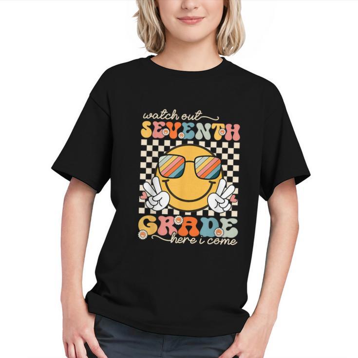 Conquer 7th Grade! Bold Back to School Youth T-Shirt