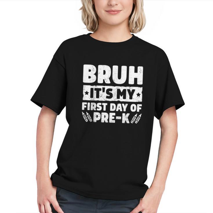 Cool Pre-K Vibes: First Day Back to School Youth T-shirt