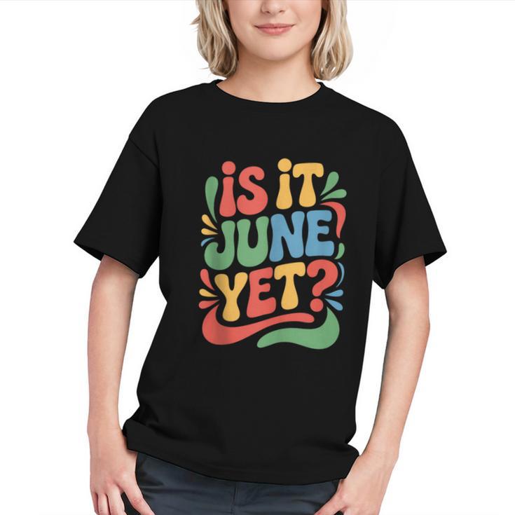 Counting Days to June! Groovy Back to School Youth T-Shirt
