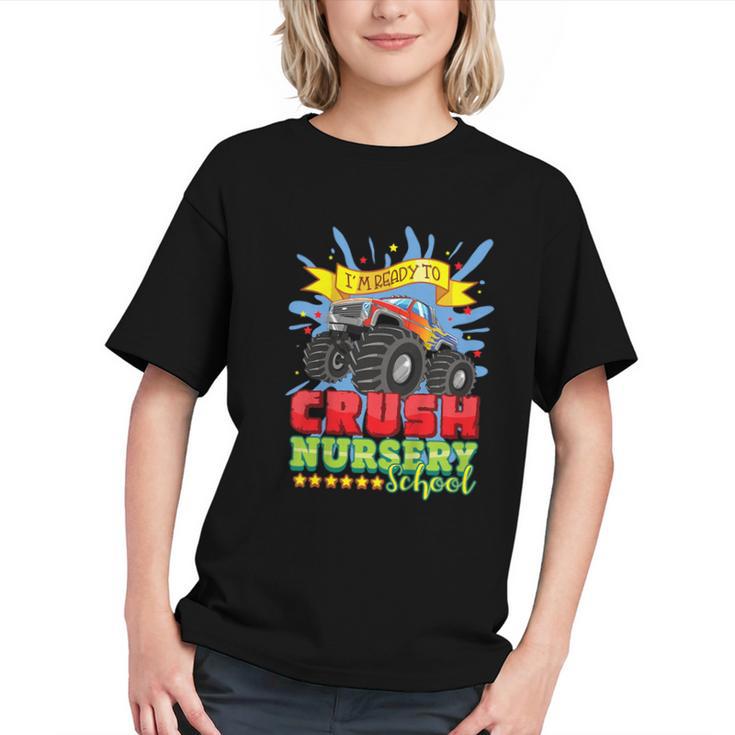 Crush the First Day of Nursery! Monster Truck Youth T-shirt