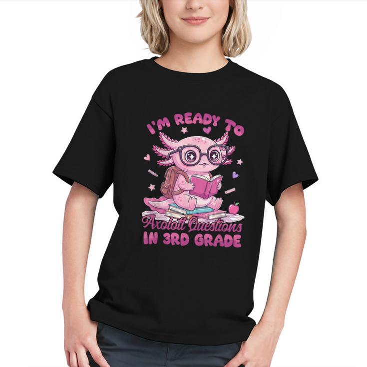Curious Axolotl 3rd Grade Back to School Youth T-shirt