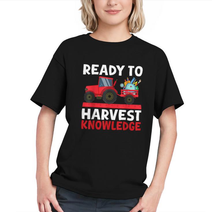 Digging into the First Day! Tractor Back to School Youth T-shirt