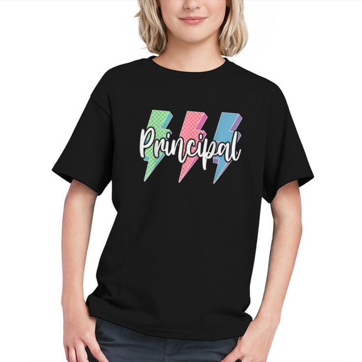 Electrify the Hallways! Checkered Principal Youth T-Shirt