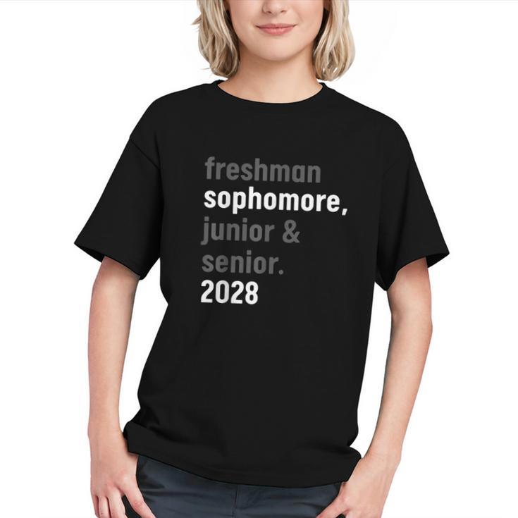 Embrace the Sophomore Year! Class of 2028 Back to School Youth T-shirt