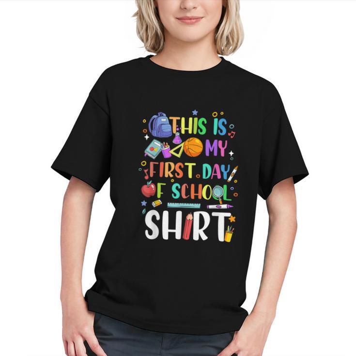 First Day Firsts! Ready for Back to School Youth T-shirt First Day Firsts! Ready for Back to School Youth T-shirt