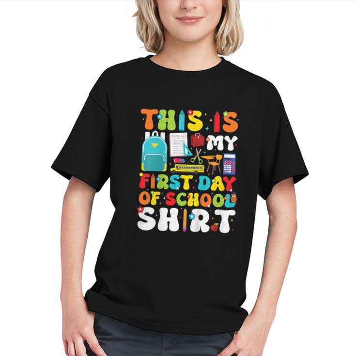 First Day Of School Shirt Boys Girls Back To School Graphic Youth