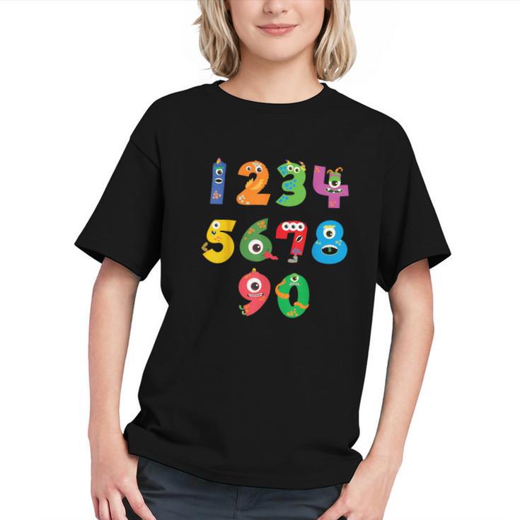 Fun Monster Math! Back to School Youth T-shirt
