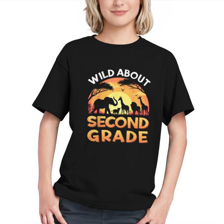 Go Wild in 2nd Grade! Safari Back to School Youth T-Shirt