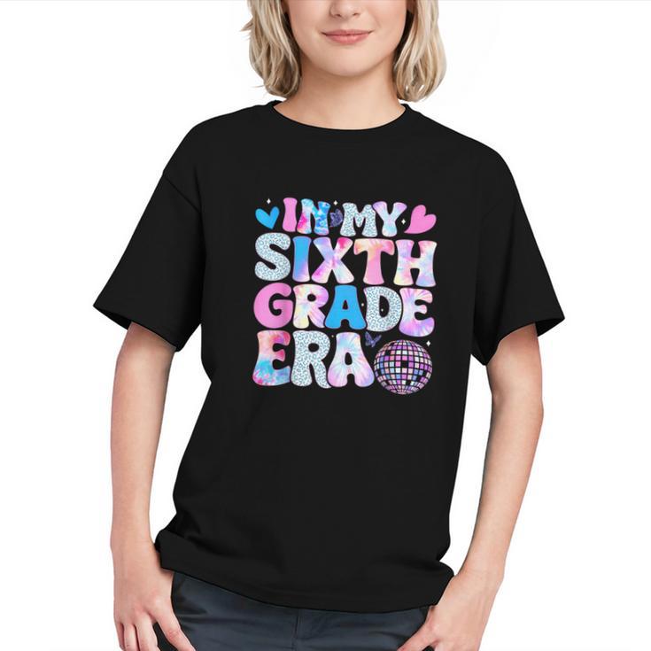 Groovy 6th Grade Era! Tie Dye Back to School Youth T-shirt